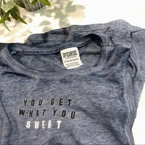 PINK Victoria’s Secret tank top loose fit blue XS